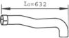 DINEX 47256 Exhaust Pipe